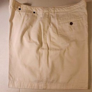 Jones New York Sport white twill shorts, size 16